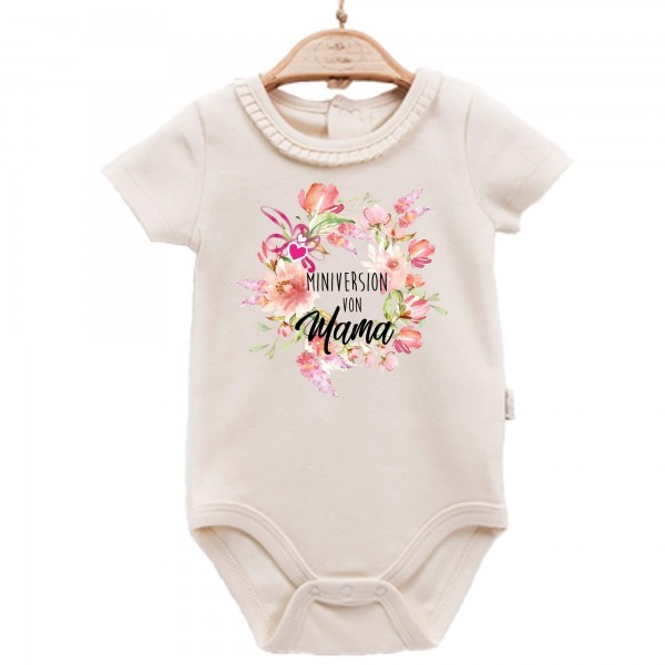 Baby Body kurzarm elegant Muttertag Edition