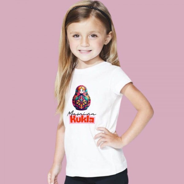 Matryoshka Kinder t shirt mamina kukla