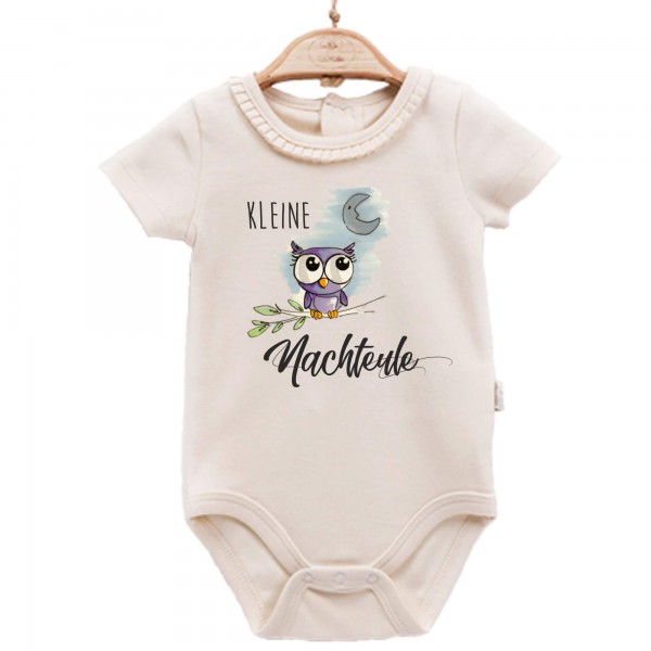 Baby Body kurzarm elegant kleine Nachteule