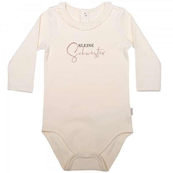 Baby Body Langarm elegant kleine Schwester