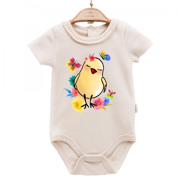 Baby Body kurzarm elegant Küken