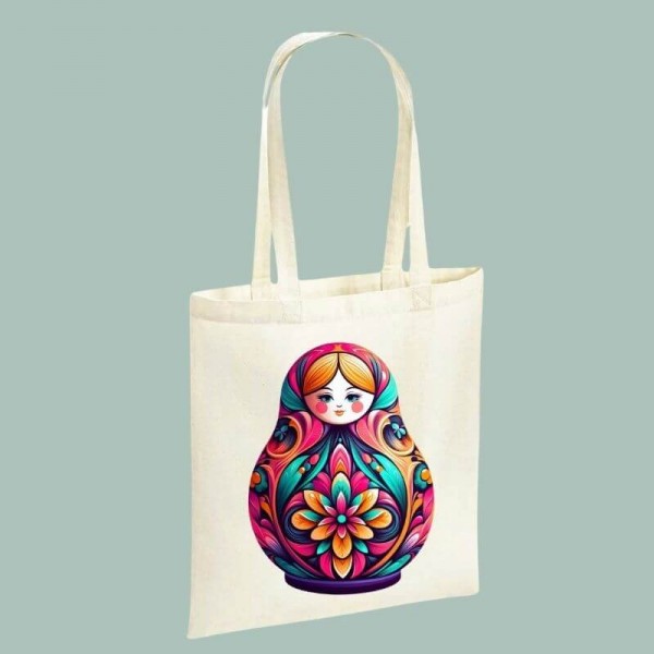 Matryoshka Stoffbeutel klassisch