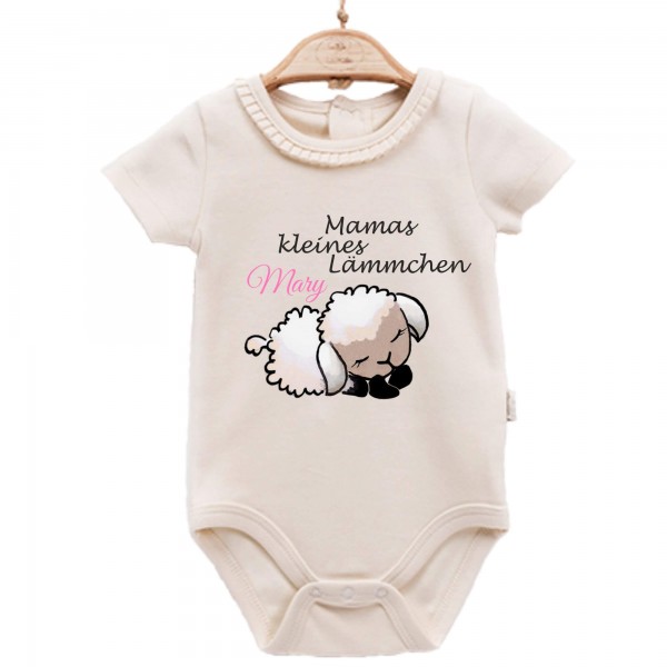 Baby Body kurzarm elegant Mamas kleines Lämmchen