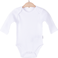 Organic langarm Body weiß personalisieren Organic langarm Body weiß personalisieren