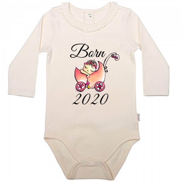 Baby Body Langarm elegant Born Girl