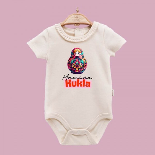 Matryoshka Baby Body kurzarm Mamina Kukla