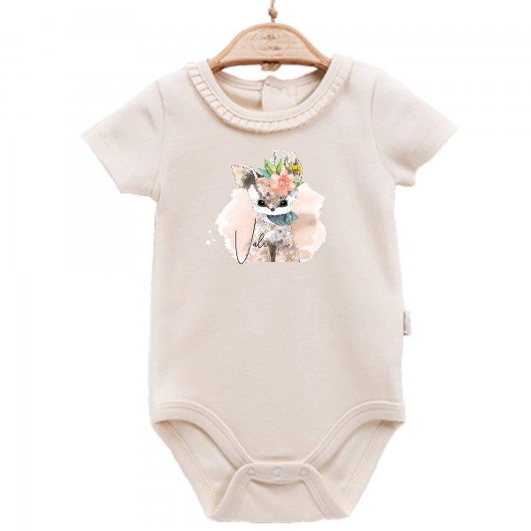 Baby Body kurzarm elegant Valentinas Fuchs Name