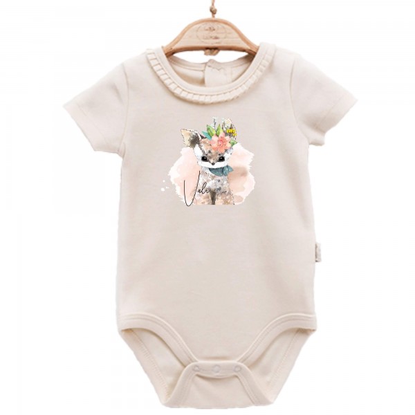 Baby Body kurzarm elegant Valentinas Fuchs Name