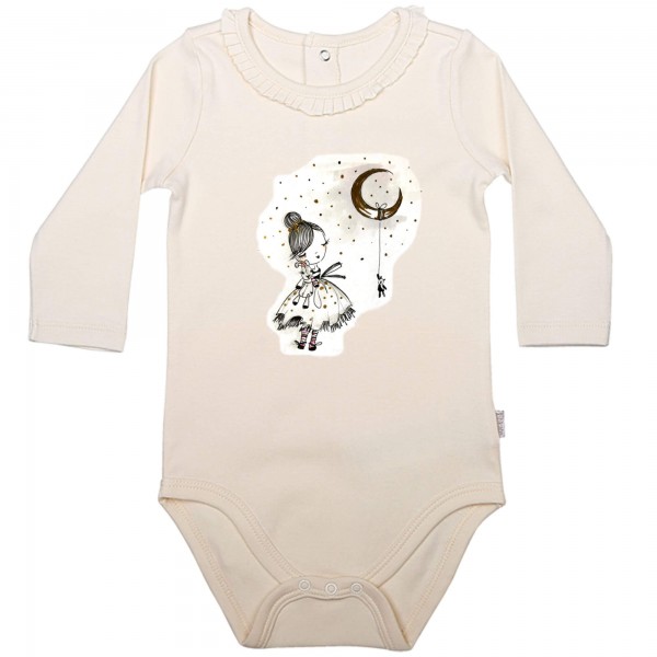 Baby Body Langarm elegant Prinzessin