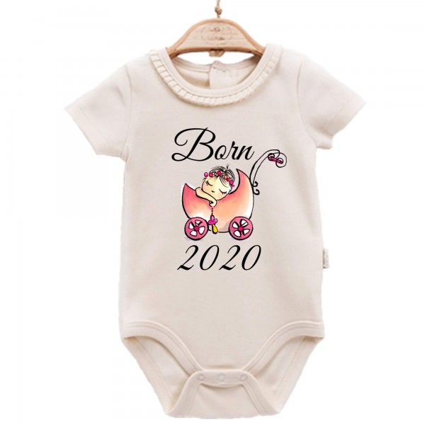 Baby Body kurzarm elegant Born Girl