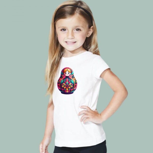 Matryoshka Kinder t shirt klassisch