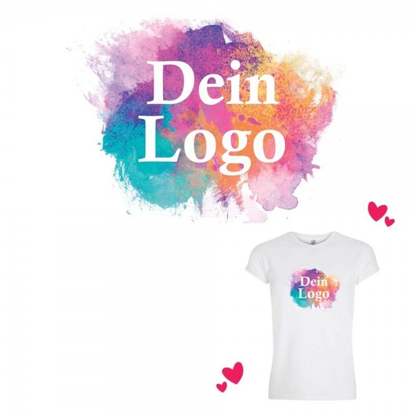 T-Shirt Papa personalisiert weiß